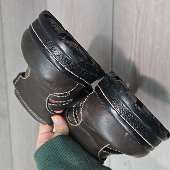 Vintage Unionbay Women Trivia Mary Jane Tracktor Chuncky Slip-On Clogs Shoes 9M - Picture 4 of 12